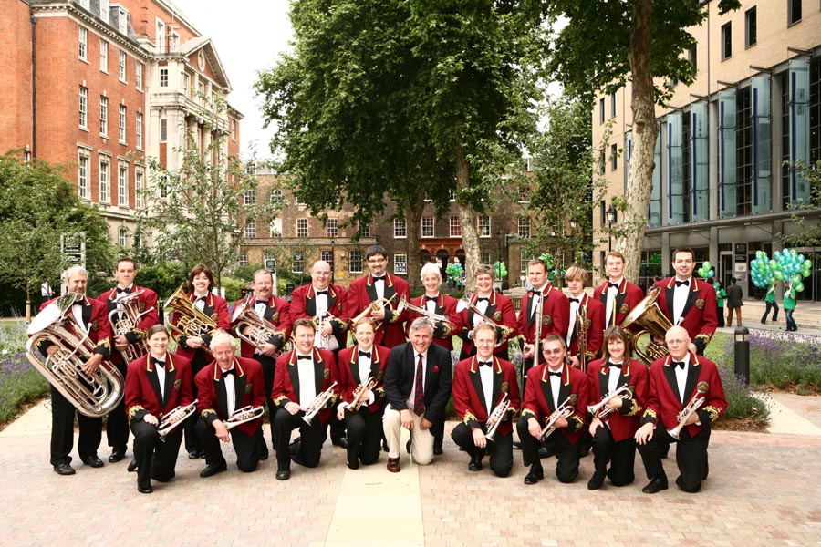 Mouseover face displays member name, on-click for portrait.