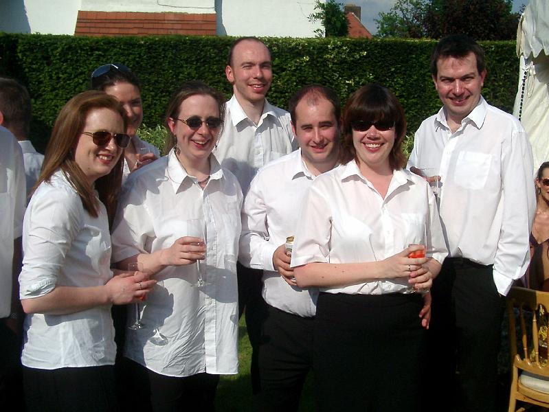 Lara009.JPG - Maggie, Helen, Phil, Simon, Clare & Andrew - At the interval