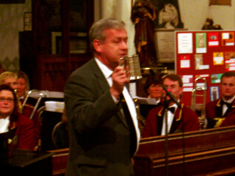 John Carter takes the Roger Clements Euphonium Prize for SCABA