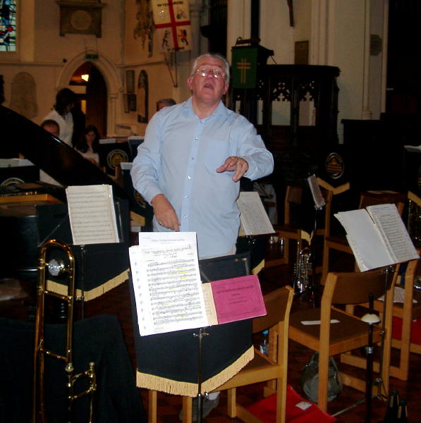 MD Mike Gray at Rehearsal