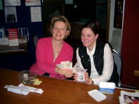 Katy and Emma on the Door