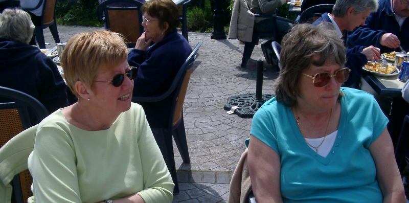 lunch Annette and Janet