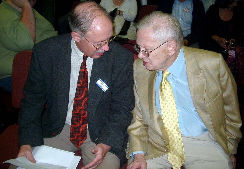 LMBA Chairman Mike Hill and President Bernard  Teltscher