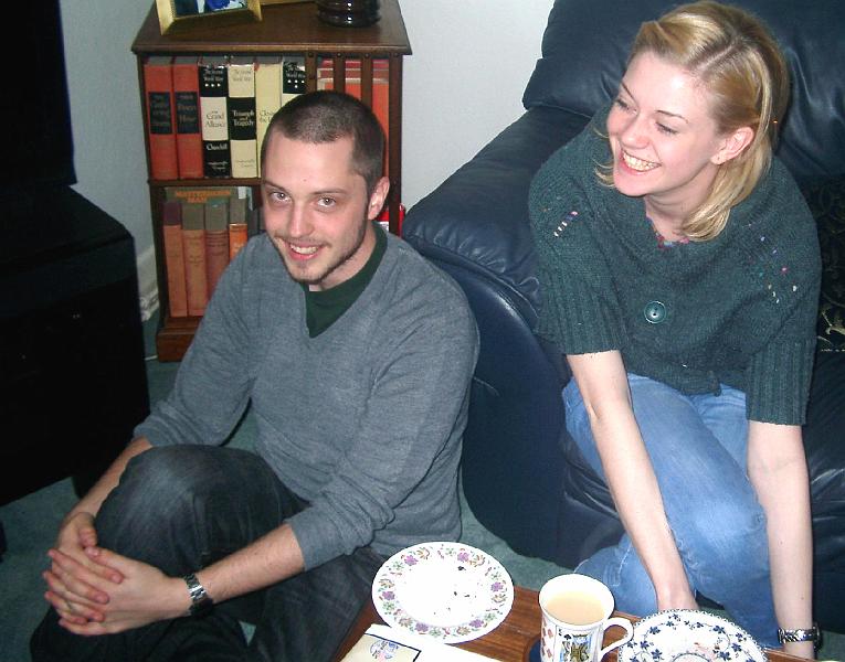 IMGP5400.JPG - Nephew James with fiancé Nat