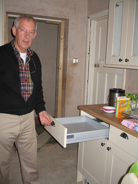 IMG_5696.jpg - Jan inspecting the kitchen modifications