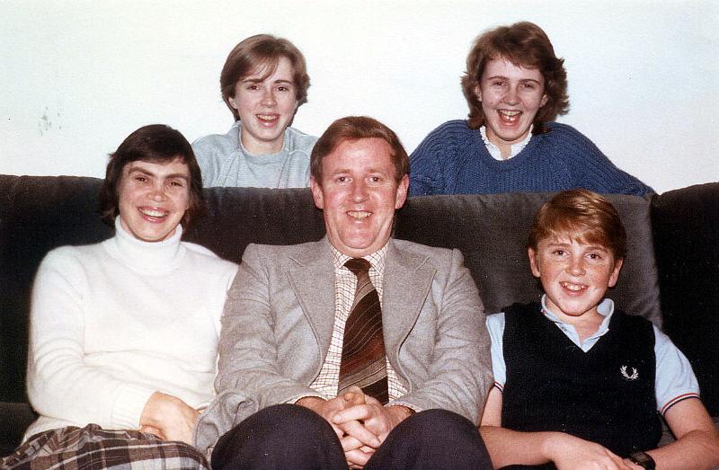 Roger032.jpg - The family in Sutton - around 1980
