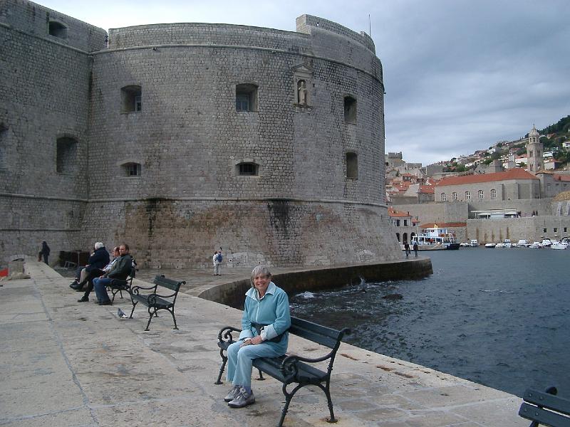 IMGP5149.JPG - Jean at the Harbour